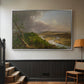 View from Mount Holyoke, Northampton, Massachusetts, after a Thunderstorm (Oxbow), 1836 - Floater Framed Canvas Print