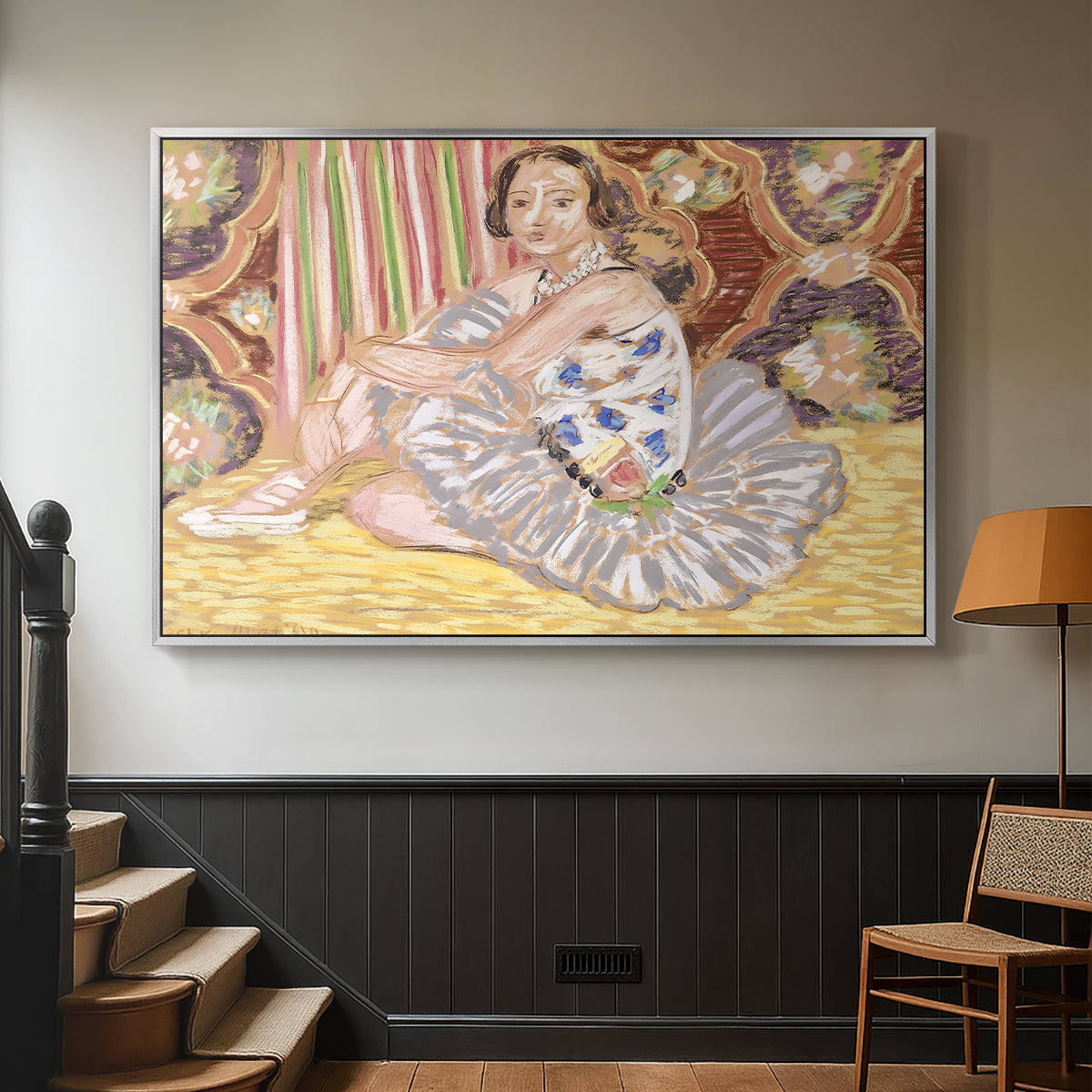 The Dancer (La danseuse), c. 1927 - Floater Framed Canvas Print