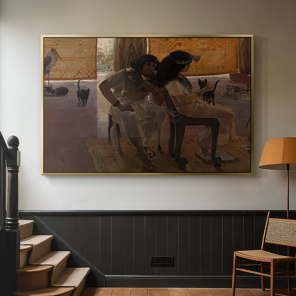 The Age of the Pharaohs, 1914 - Floater Framed Canvas Print