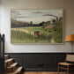 The Chair Factory at Alfortville, 1897 - Floater Framed Canvas Print