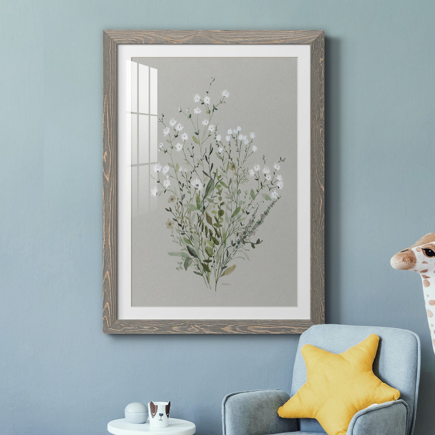 Bouquet of Grace II - Premium Framed Print - Distressed Barnwood Frame - Ready to Hang