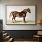 A Cart-Horse - Floater Framed Canvas Print