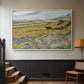 Enclosed Field with Ploughman, 1889 - Floater Framed Canvas Print