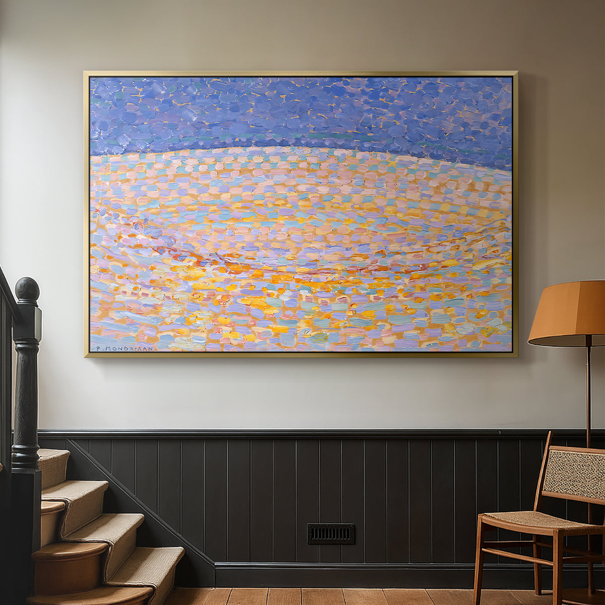 Dune III, 1909 - Floater Framed Canvas Print