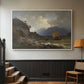 From the Western Coast of Norway, 1862 - Floater Framed Canvas Print