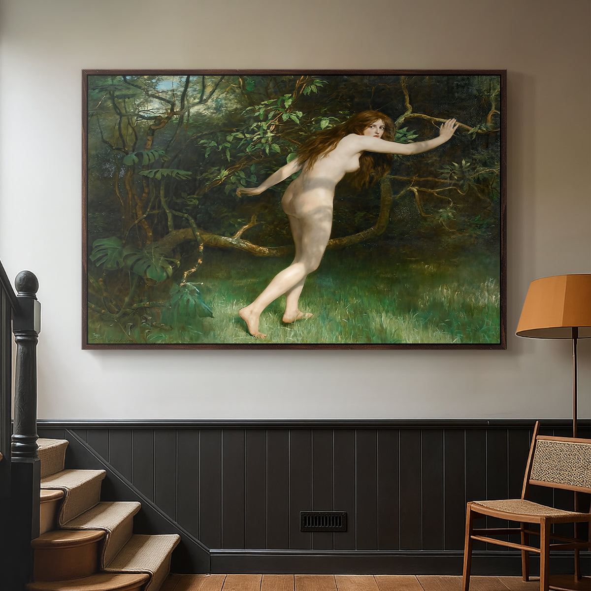Eve, 1911 - Floater Framed Canvas Print