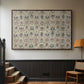 Long Cushion Cover (Printed Textile), c. 1600 - Floater Framed Canvas Print