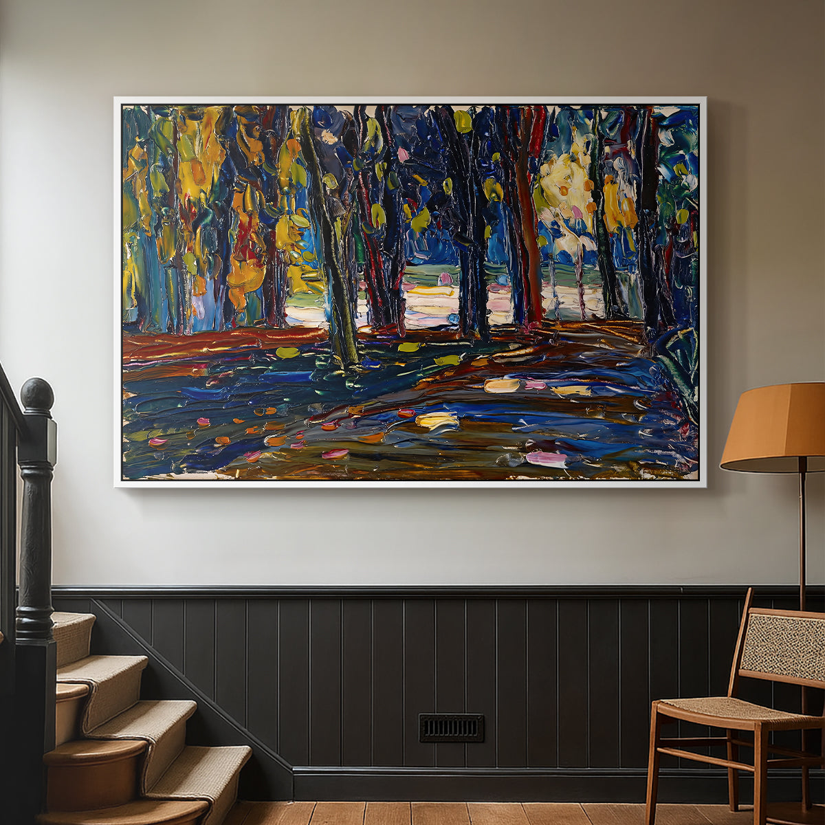 Autumn Study, 1908 - Floater Framed Canvas Print