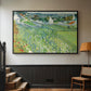 Vineyards at Auvers, 1890 - Floater Framed Canvas Print