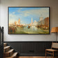 Venice: The Dogana and San Giorgio Maggiore, 1834 - Floater Framed Canvas Print