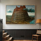 The Tower of Babel, c. 1568 - Floater Framed Canvas Print