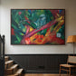 The Monkey, 1912 - Floater Framed Canvas Print