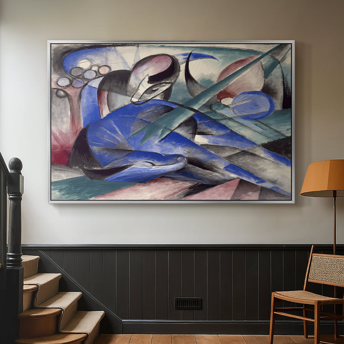 Dreaming Horse, 1913 - Floater Framed Canvas Print