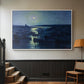 Camaret, Moonlight and Fishing Boats, 1894 - Floater Framed Canvas Print