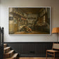 The Tinker, 1861 - Floater Framed Canvas Print