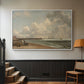 Yarmouth Jetty, 1822 - Floater Framed Canvas Print
