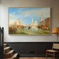 Venice: The Dogana and San Giorgio Maggiore, 1834 - Floater Framed Canvas Print