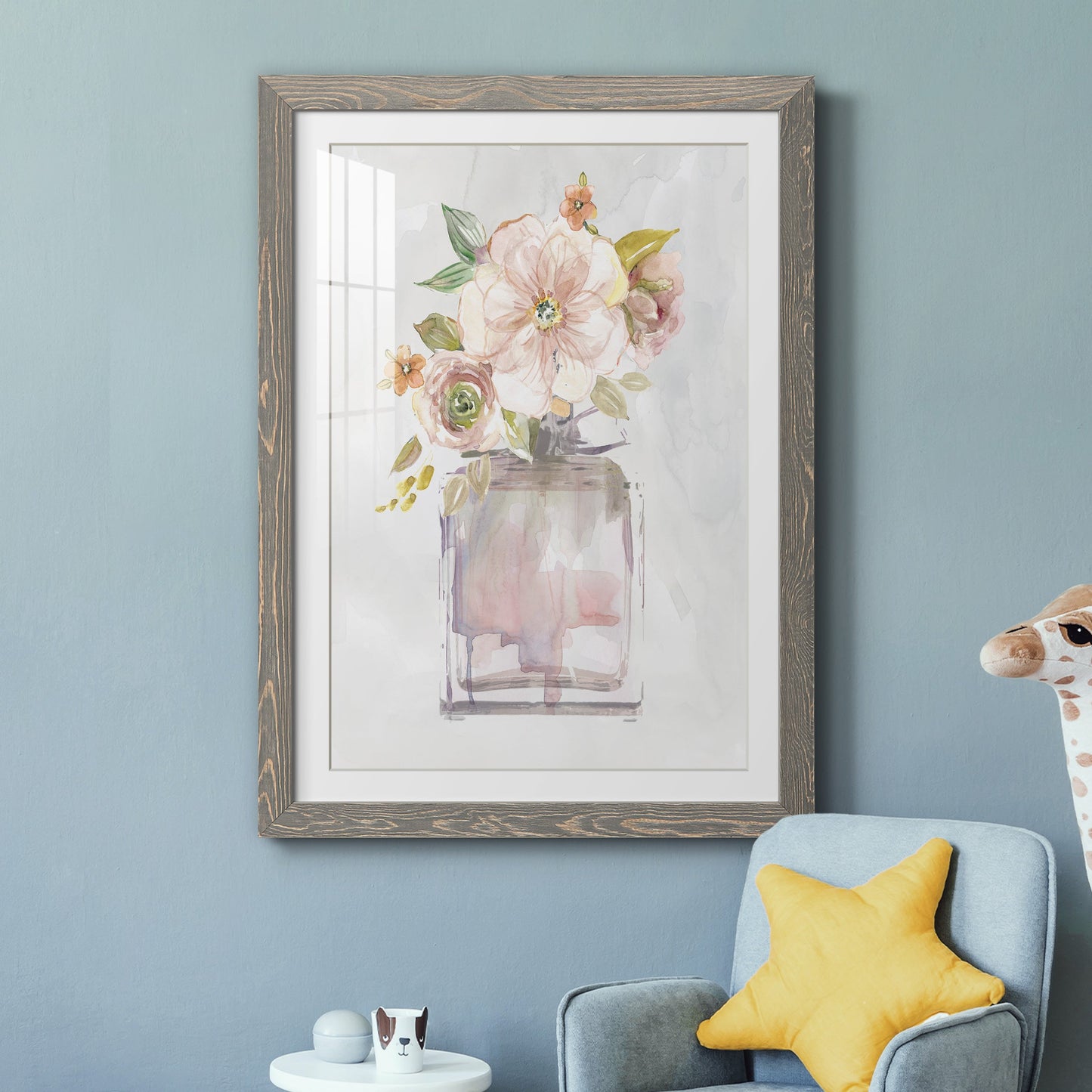 Mini Bouquet I - Premium Framed Print - Distressed Barnwood Frame - Ready to Hang