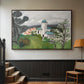 The Blue Villa (La Villa Bleue), c. 1918 - Floater Framed Canvas Print