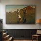 A Temperance Meeting, 1874 - Floater Framed Canvas Print