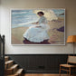 Clotilde on the Beach, 1904 - Floater Framed Canvas Print