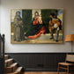 Madonna and Child with Saints Anthony of Padua and Roch, c. 1510 - Floater Framed Canvas Print