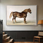 A Cart-Horse - Floater Framed Canvas Print