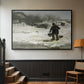 Tøsne, 1895 - Floater Framed Canvas Print