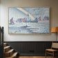 Entrance to the Port of Honfleur, 1899 - Floater Framed Canvas Print