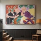 The Conversation, 1938 - Floater Framed Canvas Print