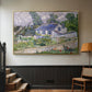 Houses in Auvers, 1890 - Floater Framed Canvas Print