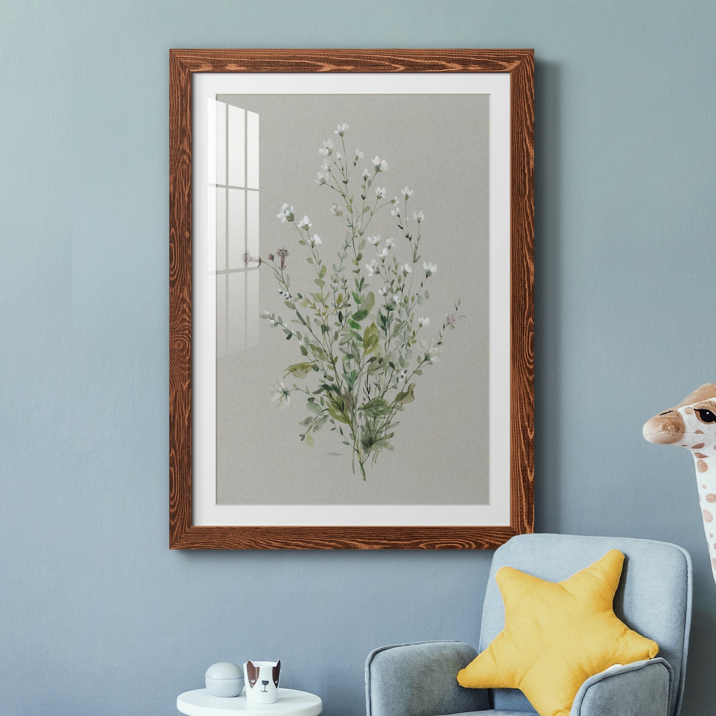 Bouquet of Grace I - Premium Framed Print - Distressed Barnwood Frame - Ready to Hang