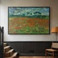 Field with Poppies, 1889 - Floater Framed Canvas Print