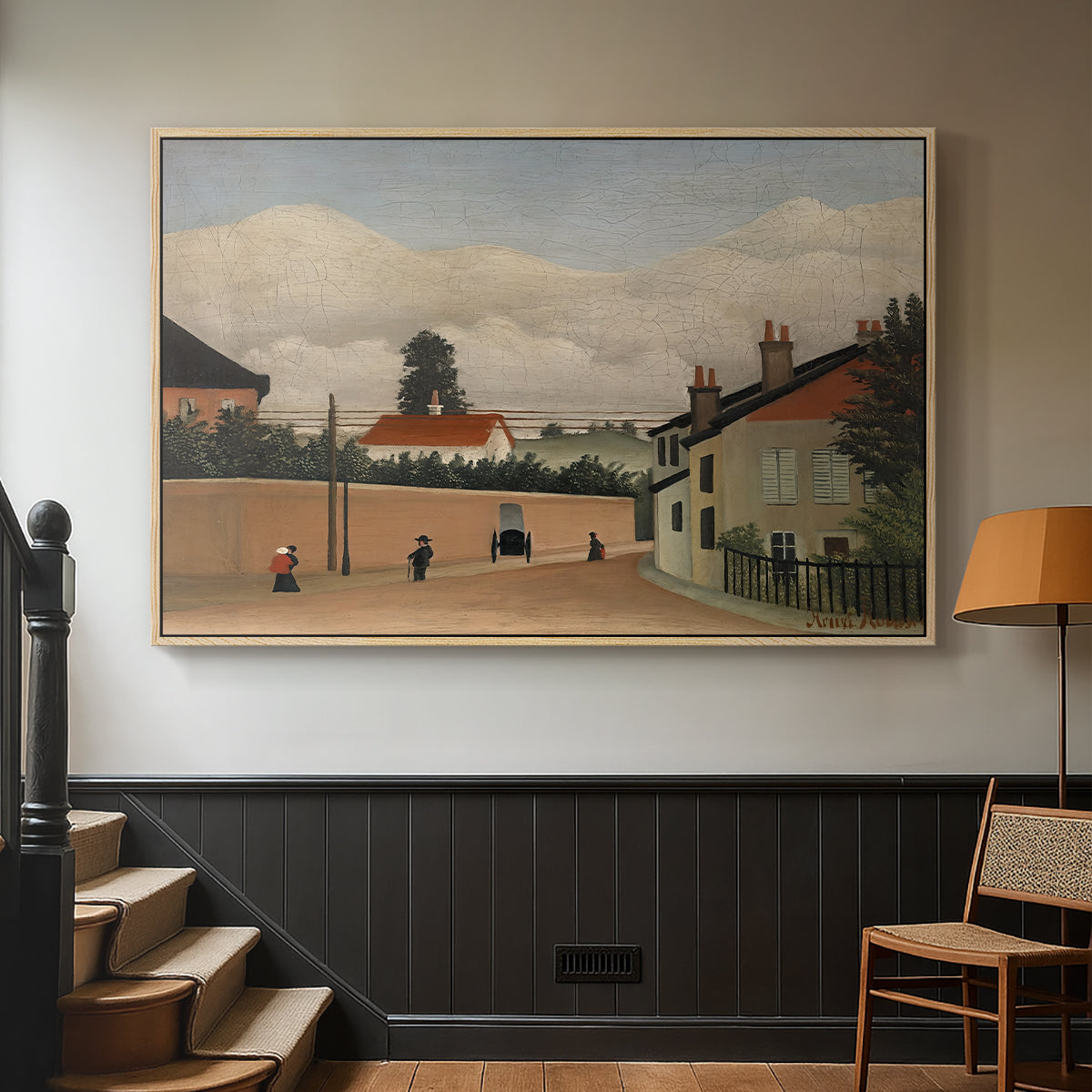 Outskirts of Paris, c. 1906-1910 - Floater Framed Canvas Print