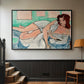 Nude in a Bathrobe (Nu au peignoir), 1941 - Floater Framed Canvas Print