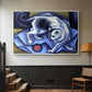 Cat Playing with a Ball, 1945-1950 - Floater Framed Canvas Print