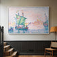 Venice, the Pink Cloud, 1909 - Floater Framed Canvas Print
