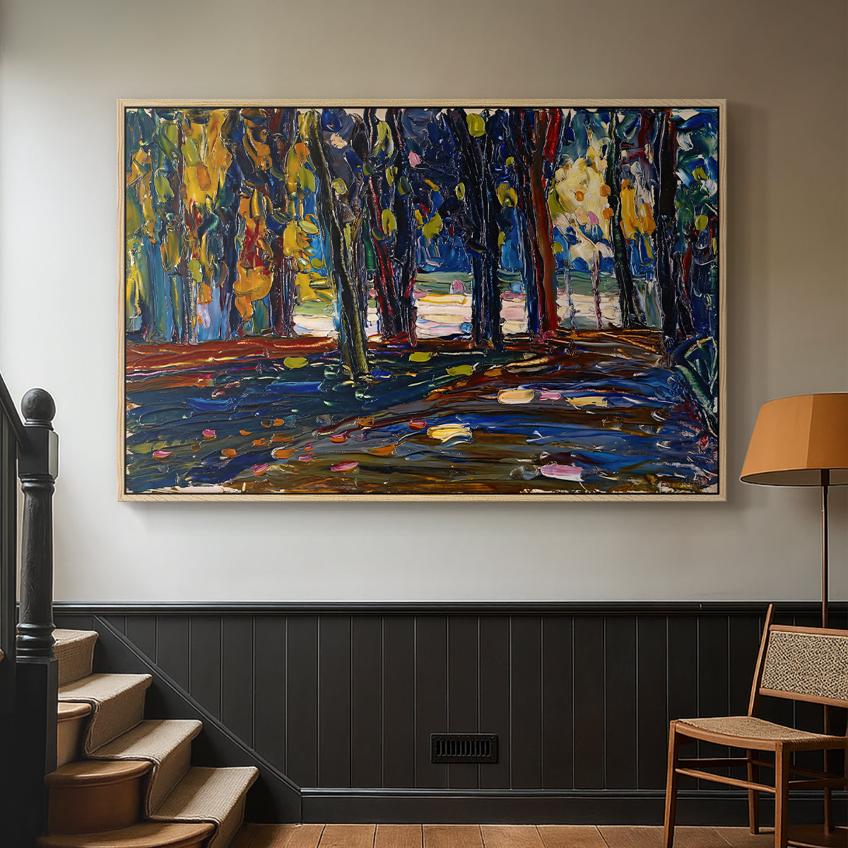 Autumn Study, 1908 - Floater Framed Canvas Print