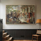 Onslaught of the Tartars, c. 1938 - Floater Framed Canvas Print