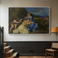 The Aldobrandini Madonna, 1532 - Floater Framed Canvas Print
