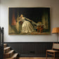 The Stolen Kiss (Le Baiser à la dérobée), c. 1788 - Floater Framed Canvas Print
