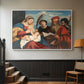 Mary and Child with Saints Stephen, Jerome and Maurice, c. 1510 - Floater Framed Canvas Print