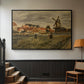 The Potato Harvest, c. 1875 - Floater Framed Canvas Print