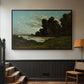 The River Loire at Nevers, 1901 - Floater Framed Canvas Print