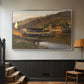 Landingsbrygge Husvik, Drøbak, 1875 - Floater Framed Canvas Print