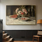 Strawberries and Champagne, c. 1881-1885 - Floater Framed Canvas Print