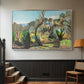 Landscape near Nice, c. 1918 - Floater Framed Canvas Print
