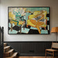 Seated Woman with Flower, 1942 - Floater Framed Canvas Print