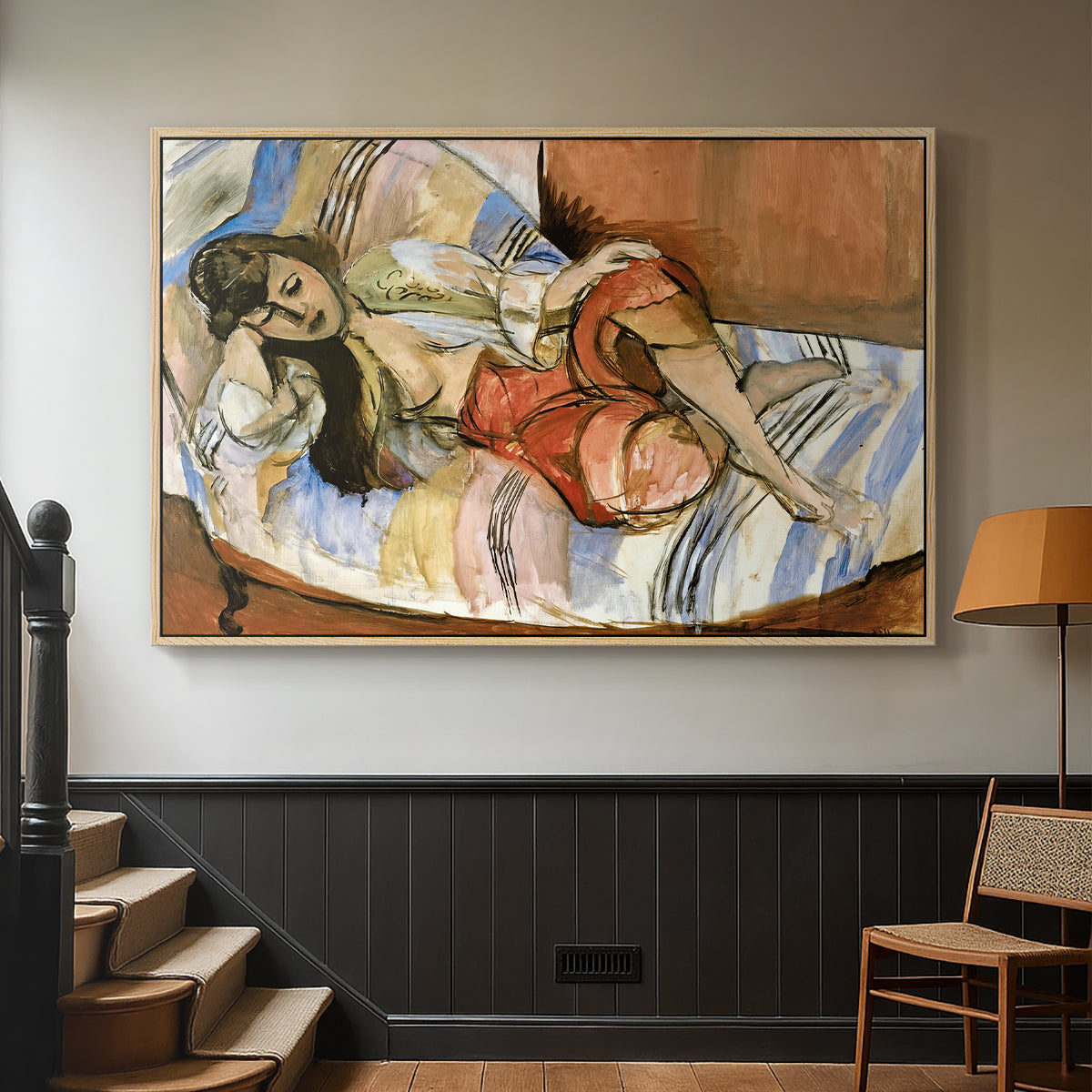 Odalisque, 1923 - Floater Framed Canvas Print