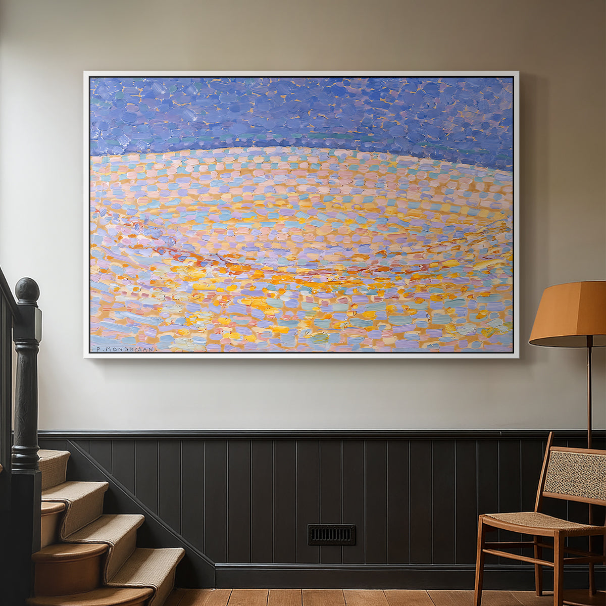 Dune III, 1909 - Floater Framed Canvas Print